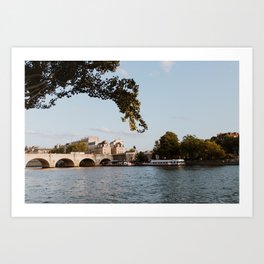 Pont au Change in Paris, France | Parisian French Bridge Sunset, Fine Art Photography Travel Print Art Print