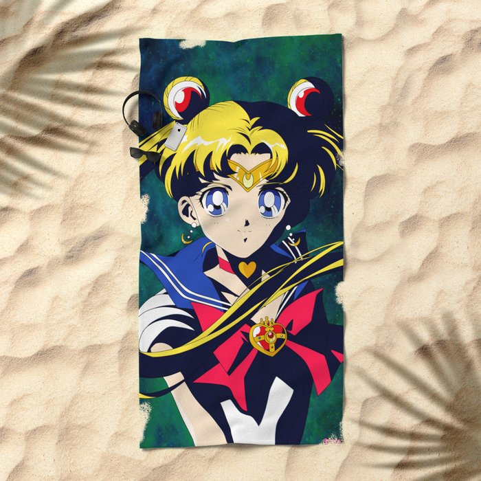 Sailor Moon S Beach Towel By Albertosancami Society6