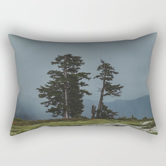 Magic Northwest Forest Rectangular Pillow