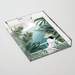 Vacation card Acrylic Tray