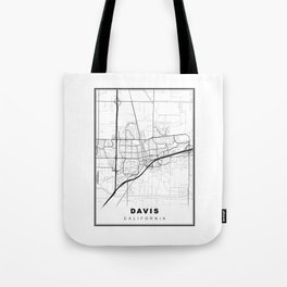 Davis Map Tote Bag