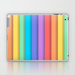 Rainbow stripes Laptop & iPad Skin