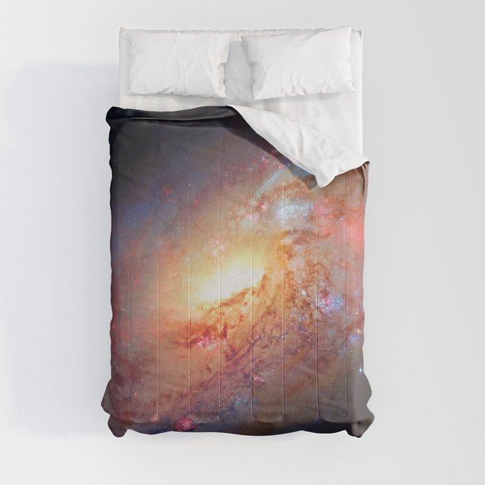 Spiral Galaxy M106 Comforter
