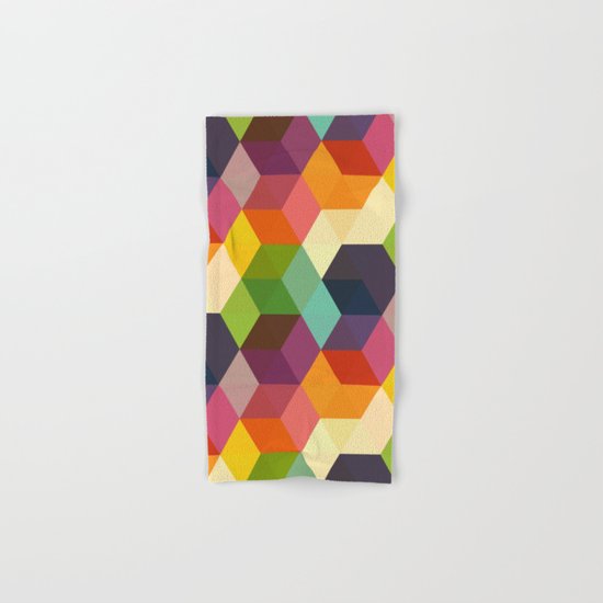 Retro Hexagonzo Hand & Bath Towel