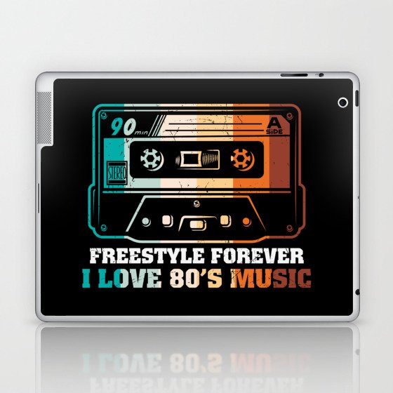 Freestyle Forever I Love 80’s Music Laptop & iPad Skin