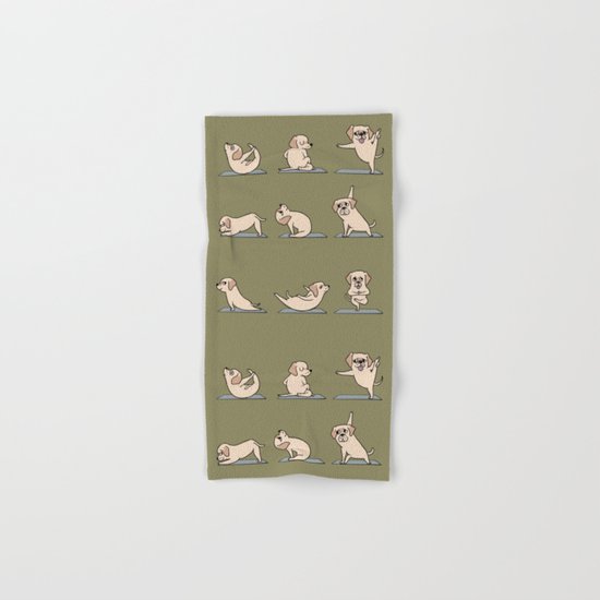 Labrador Retriever Yoga Hand & Bath Towel