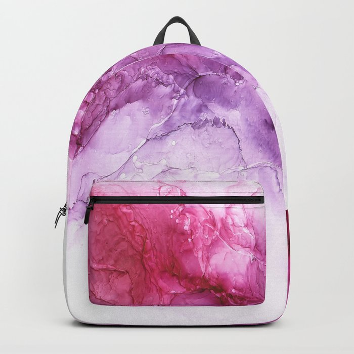 beautiful abstract art with fluid liquid paint Backpack