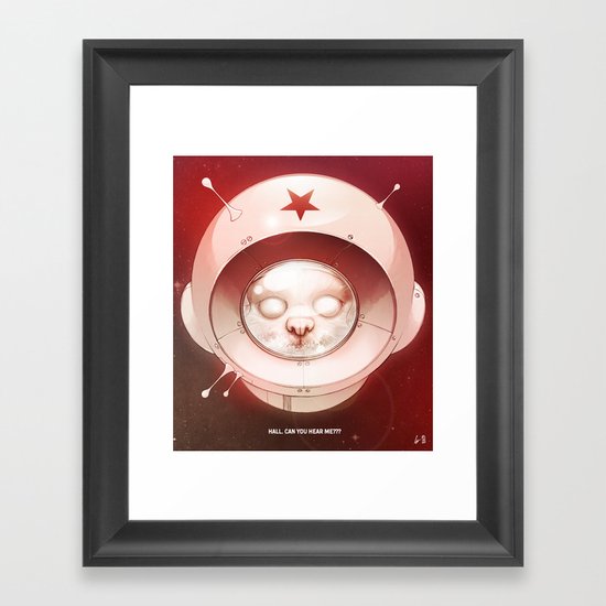 Hall, Can You Hear Me? Framed Art Print