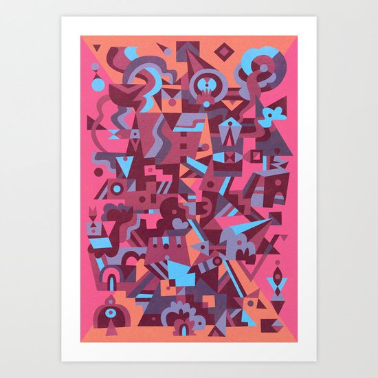 Schema 12 Art Print