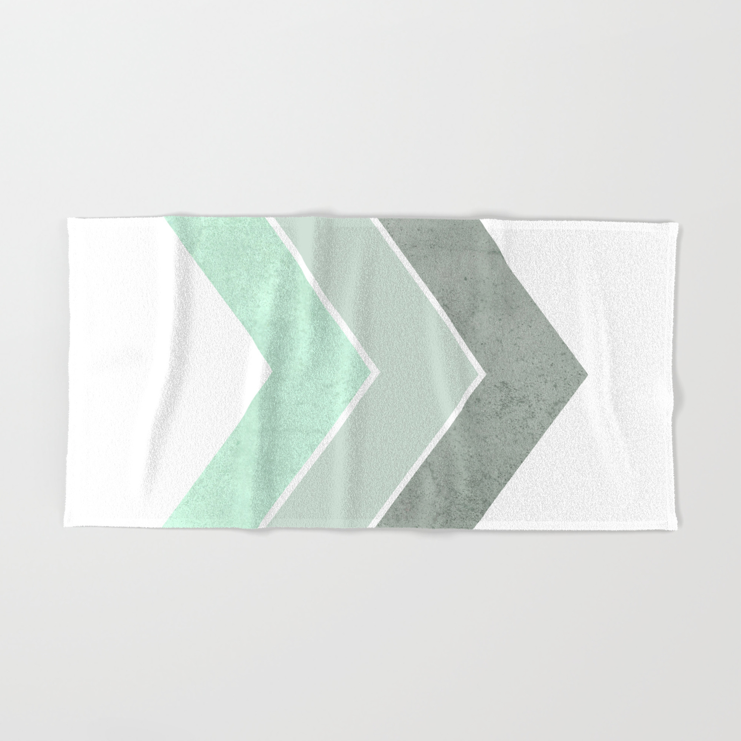 teal and gray bath towels