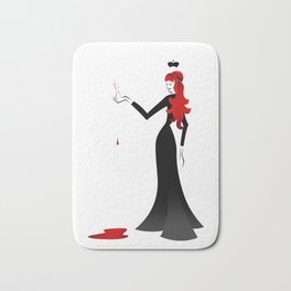 Red Queen Bath Mat | Digital, Queen, Graphicdesign, Rowena, Chess, Supernatural 