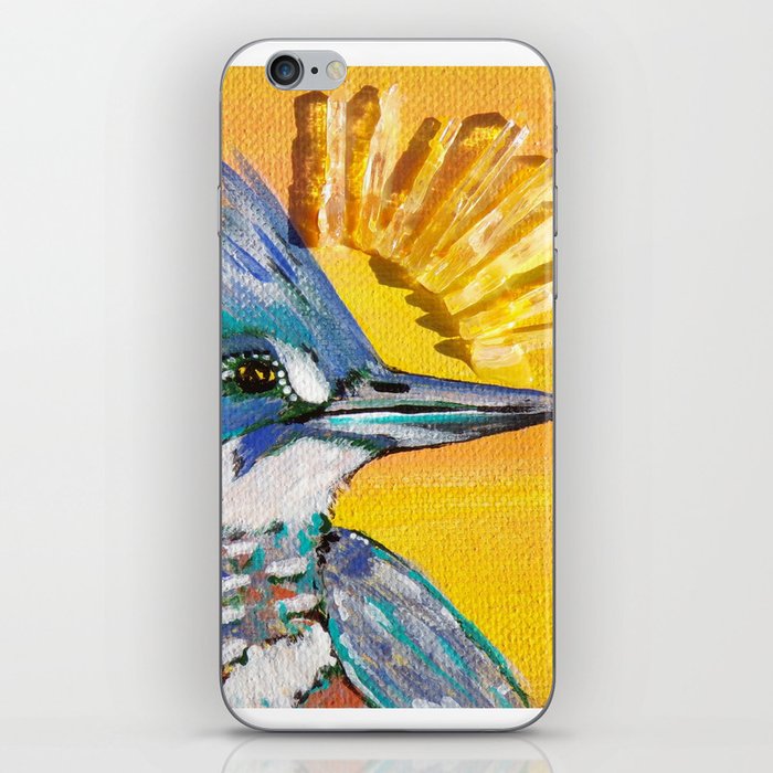 Kingfisher's crown iPhone Skin