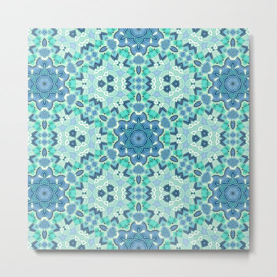 MAGIC MORROCAN MEDAILLION Metal Print