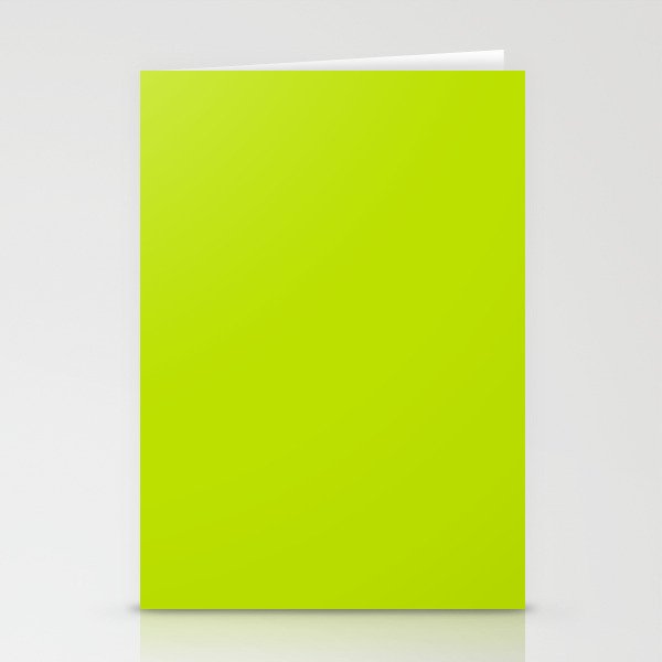 Livid Lime  Stationery Cards