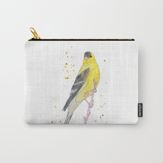 Yellow Bird Carry-All Pouch