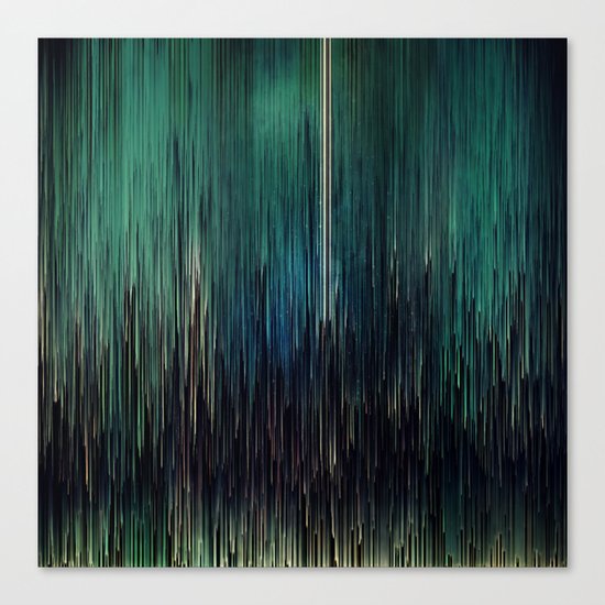 Planet Pixel New York Blues Canvas Print