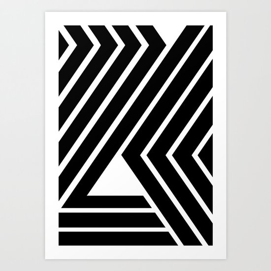 WILD STRIPES Art Print