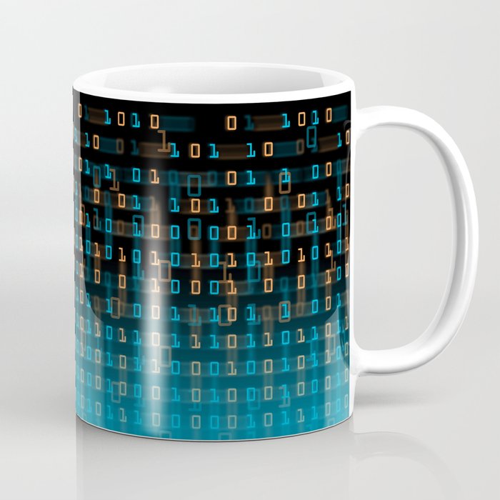 Binary Speed Blue Coffee Mug