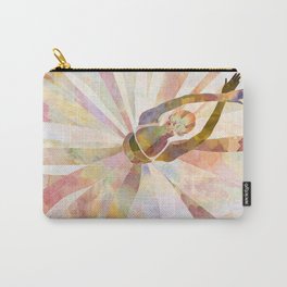 Sleeping Ballerina Floral - Gold Summer Palette Carry-All Pouch