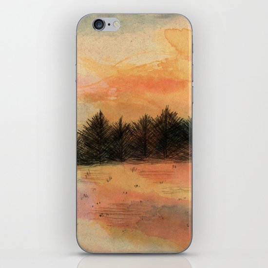 Horizonte distante iPhone & iPod Skin