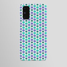 Seashell and Starfish Pattern Android Case