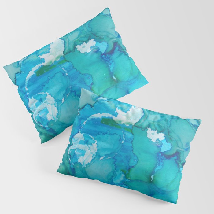 Tie Dye Sea Glass Pillow Sham