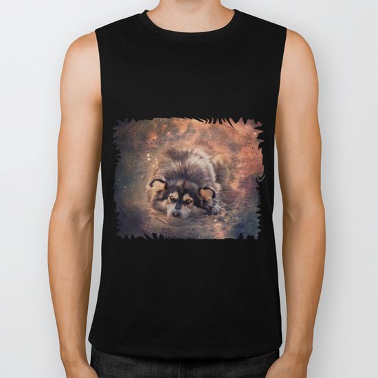 Bright-eyed dreamer Biker Tank