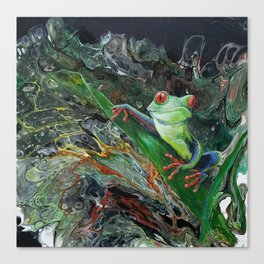 Colorfull Frog Canvas Print
