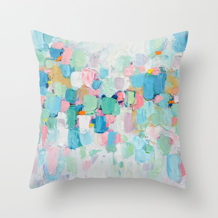 Amoebic Party No. 5 Throw Pillow