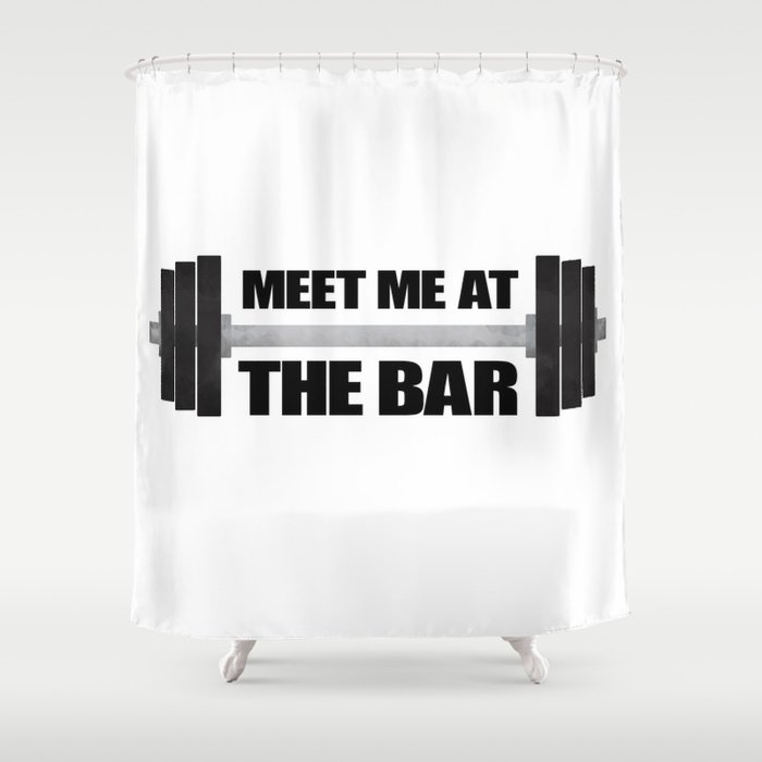 Meet Me At The Bar Shower Curtain