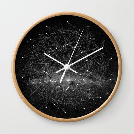 STARGAZING IS LIKE TIME TRAVEL Wall Clock
