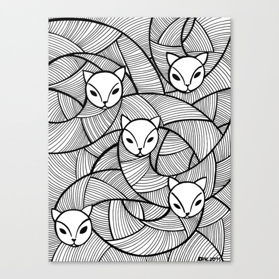 CATS Canvas Print