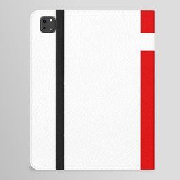 letter I (Red & White) iPad Folio Case