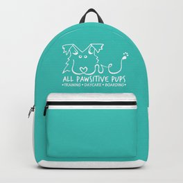 ALL PAWSITIVE PUPS LOGO Backpack