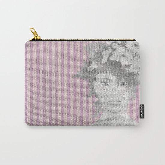 Look at me (romantic flowers vintage) Carry-All Pouch