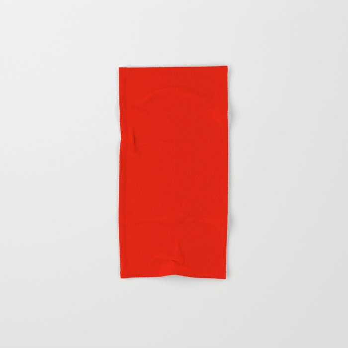 Bright red clearance hand towels