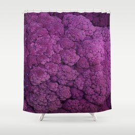 Purple Cauliflower Shower Curtain