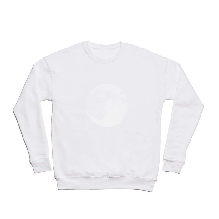 Abstract Full Moon Crewneck Sweatshirt
