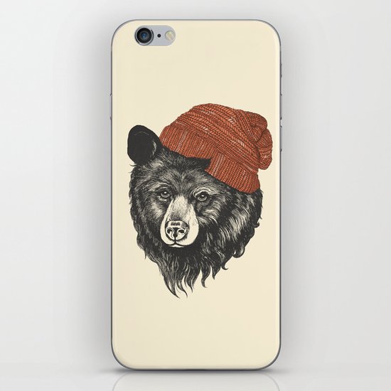 zissou the bear iPhone & iPod Skin
