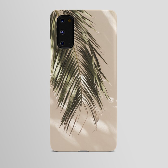 tropical palm leaves vi Android Case