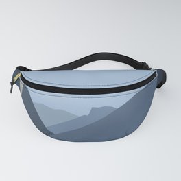 Yosemite Tunnel View Fanny Pack | Yosemite, Colorblack, Tunnelview, Abstract, Graphicdesign, Nps, Landscape, Illustration 