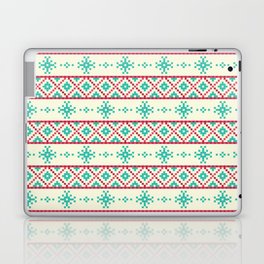 Christmas Pattern Knitted Retro Snowflake Laptop Skin
