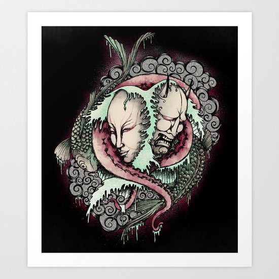 Koibito Tachi Art Print