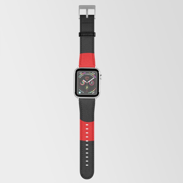 letter C (Red & Black) Apple Watch Band