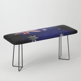 Australia flag brush stroke, national flag Bench