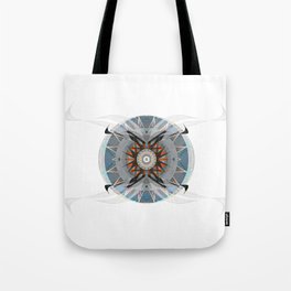 Mandala of Sacred Peace Sacred Geometry Art Print Tote Bag