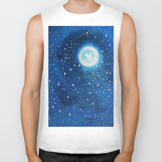 Starry Night Biker Tank
