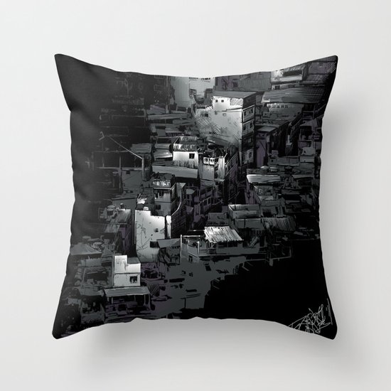FAVELA Throw Pillow