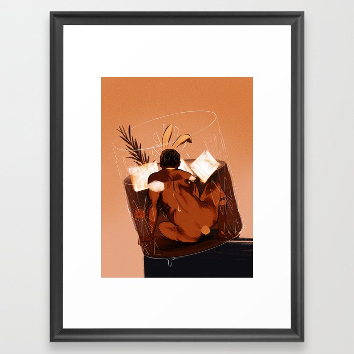 Bunny In Manhattan Framed Art Print