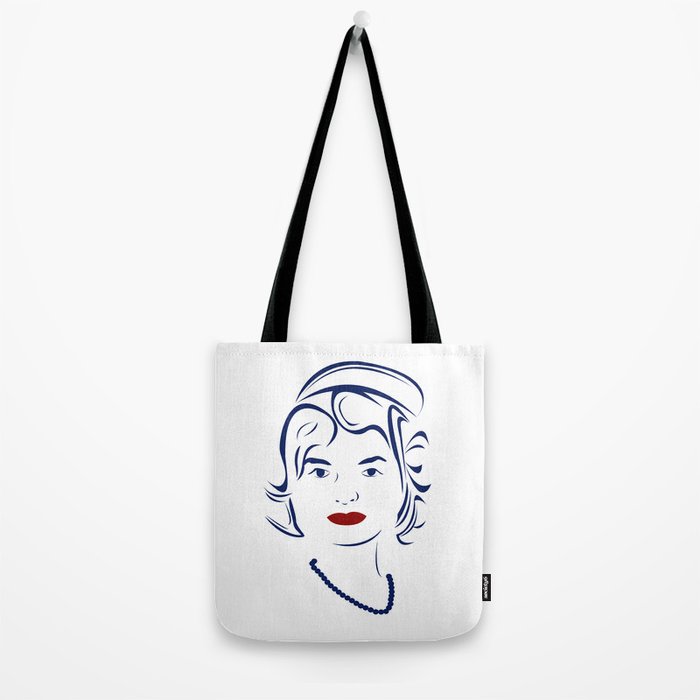 Jackie Kennedy - Hairography Jackie O Tote Bag by amejean